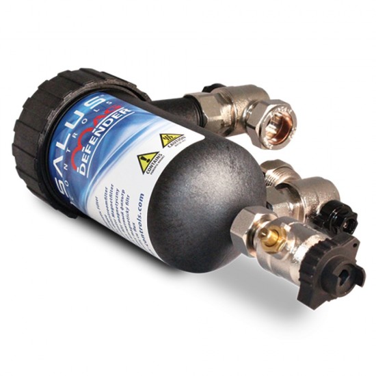 Filtru anti-magnetita Salus MAG Defender MD34A + robineti montaj 3/4 Filtru anti-magnetita Salus MAG Defender MD34A + robineti montaj 3/4