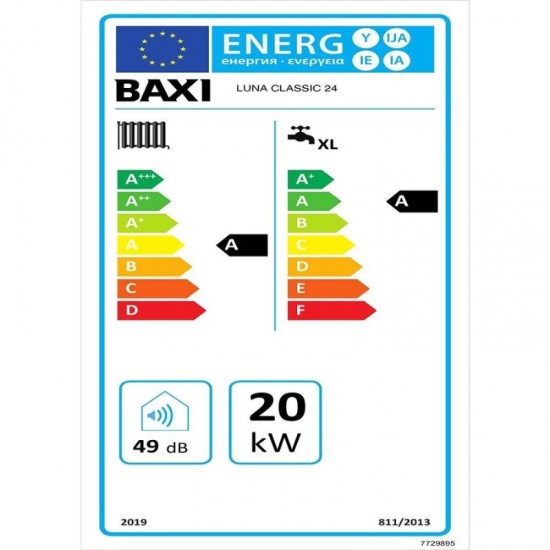 Centrala termica in condensare Baxi LUNA CLASSIC 24 (A7796020) imagine Centrala termica in condensare Baxi LUNA CLASSIC 24 (A7796020) imagine detaliata.