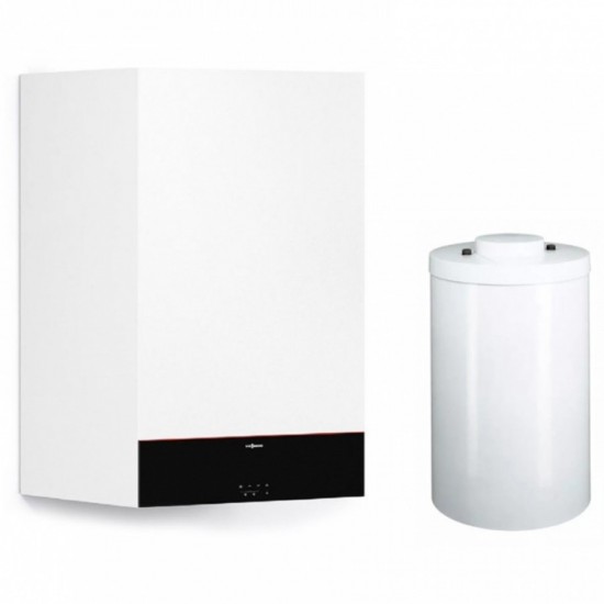Imagine Centrala termica in condensare Viessmann Vitodens 100-W B1HF 32 kW, cu boiler bivalent 300 litri (Z022919) Centrala termica in condensare Viessmann Vitodens 100-W B1HF 32 kW, cu boiler bivalent 300 litri (Z022919) imagine