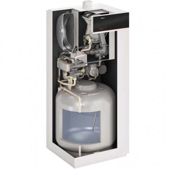 Imagine Centrala termica in condensare Viessmann Vitodens 111-F B1SA 25 kW, cu boiler cu serpentina incorporat 100 litri (Z023118) Centrala termica in condensare Viessmann Vitodens 111-F B1SA 25 kW, cu boiler cu serpentina incorporat 100 litri (Z023118) imagine detaliata.