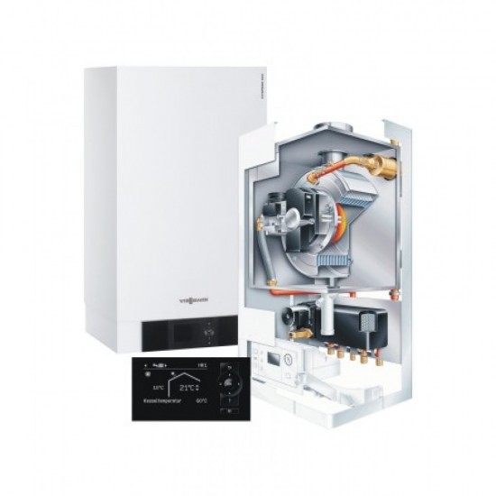 Imagine Centrala termica in condensare Viessmann Vitodens 200-W 99 kW, cu Vitotronic 100 HC1B, doar incalzire (B2HAL64) Imagine sugestiva Centrala termica in condensare Viessmann Vitodens 200-W 99 kW, cu Vitotronic 100 HC1B, doar incalzire (B2HAL64)