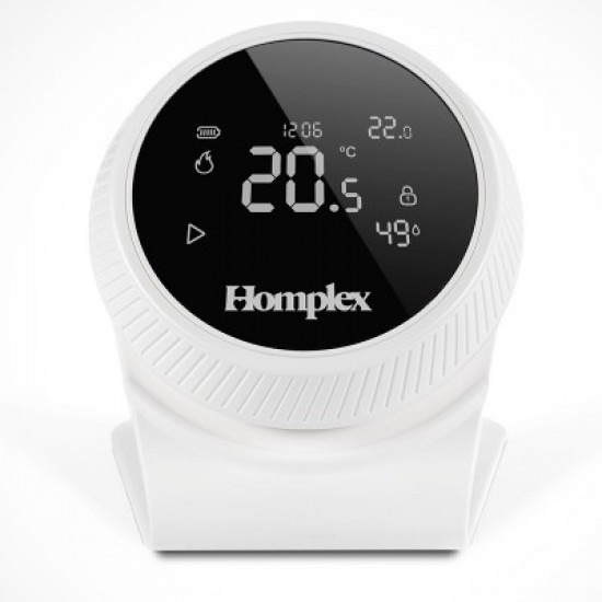 Imagine Termostat ambiental wireless, programabil, inteligent, conectare internet Wi-Fi, Homplex NX1, alb (3714352) Imagine sugestiva Termostat ambiental wireless, programabil, inteligent, conectare internet Wi-Fi, Homplex NX1, alb (3714352)