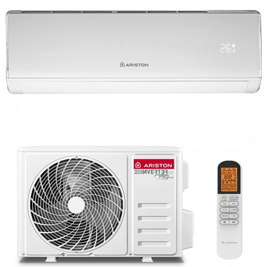 Aparat aer conditionat Ariston KIOS NET BS 25, 9000 BTU, A++/A+, Wi-Fi, R32, i-Feel, ECO, Auto-curatare, 2D/3D Inverter Aparat aer conditionat Ariston KIOS NET BS 25, 9000 BTU, A++/A+, Wi-Fi, R32, i-Feel, ECO, Auto-curatare, 2D/3D Inverter