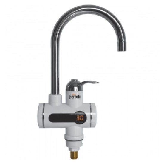 Imagine sugestiva Incalzitor instant electric Ferroli STORM, digital, tip robinet pentru chiuveta - 3 kW (IEWH02)