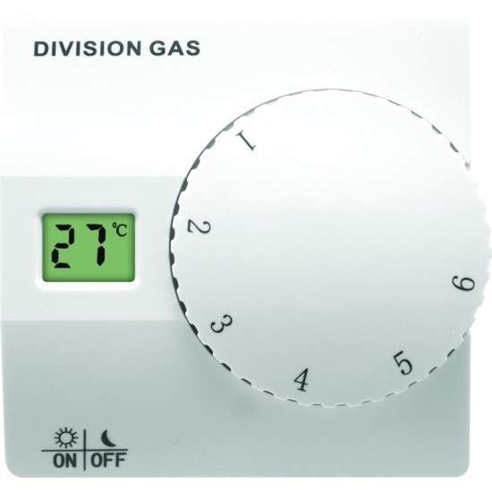 Termostat ambiental cu fir, neprogramabil Homplex (Division Gas) DG816 (3710058) imagine detaliata.