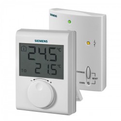 Termostat ambiental wireless, neprogramabil Siemens RDH100RF/SET